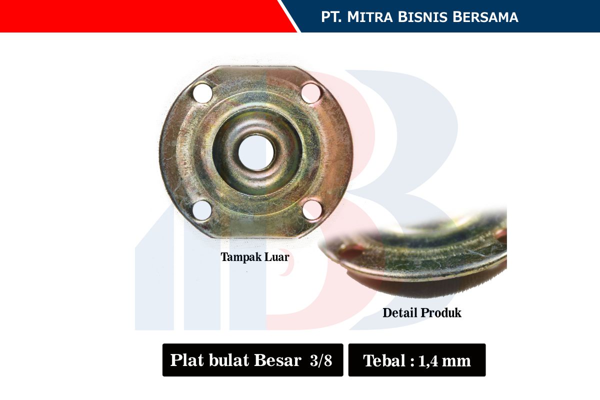 Foto Plat Besi Spring Bed Bentuk Bulat, Kotak, U & L